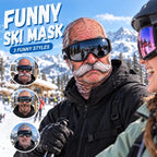 Ski Funny Face Mask - Automotive & Motorcycle Protective Gear for Head & Face Coverage