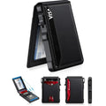 Slim RFID Wallet with Aluminum Pop-Up Design for Everyday Carry