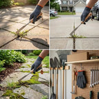 🌱Heavy-Duty Stainless Steel Crevice Weeder & Garden Glove Kit🧤