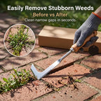 🌱Heavy-Duty Stainless Steel Crevice Weeder & Garden Glove Kit🧤
