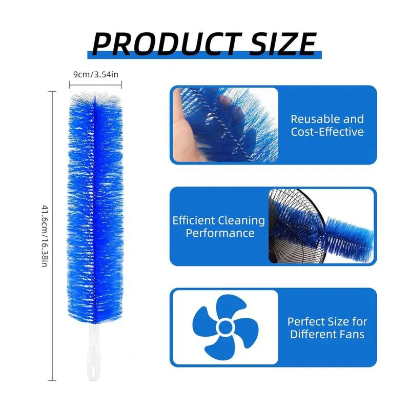 💧Flexible Bendable Ceiling Fan & Air Vent Dust Cleaning Brush♻️