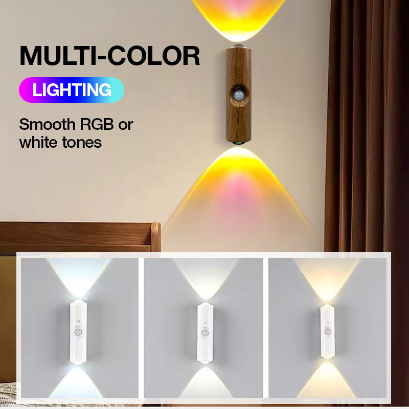 🔥2026 Hot Item🔥💡Smart LED Motion Sensor Night Light – Dimmable RGB & Magnetic Stick-On, Add Cosy Ambient Glow to Bedroom, Hallway & Entryway ✨