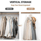 [BUY 1 GET 1 FREE] 360° Rotating V-Shaped Closet Organizer