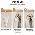 [BUY 1 GET 1 FREE] 360° Rotating V-Shaped Closet Organizer