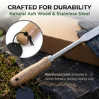 🌱Heavy-Duty Stainless Steel Crevice Weeder & Garden Glove Kit🧤