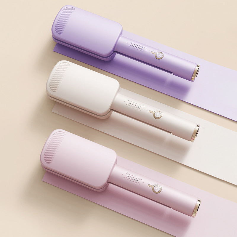 32mm Deep Wave Hair Curler, French Wave Curling Iron，Purple