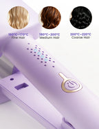 32mm Deep Wave Hair Curler, French Wave Curling Iron，Purple