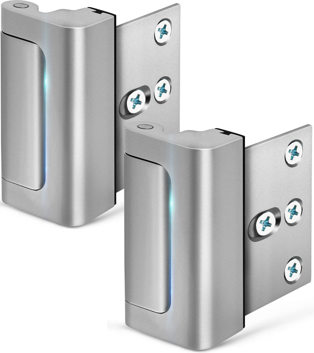 2-Pack Front Door Security Lock – Heavy-Duty Home Door Reinforcement Latch
