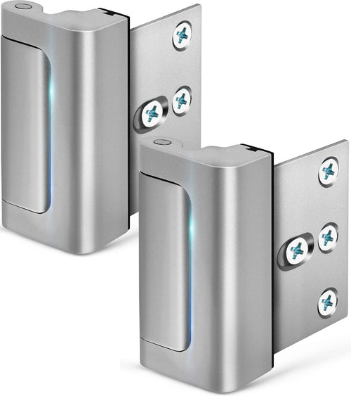 2-Pack Front Door Security Lock – Heavy-Duty Home Door Reinforcement Latch